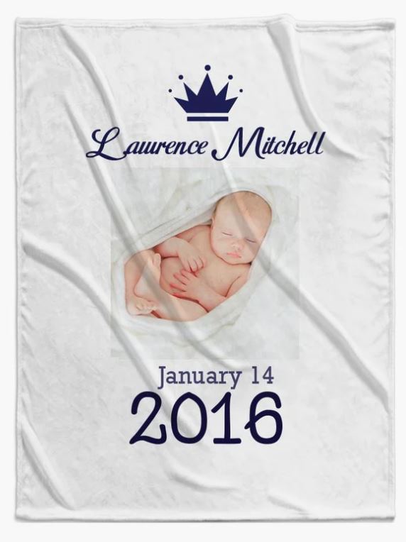 30" x 40" Photo Baby Blanket