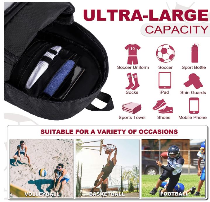 James Wilson Young Middle Sports Bag-Backpack