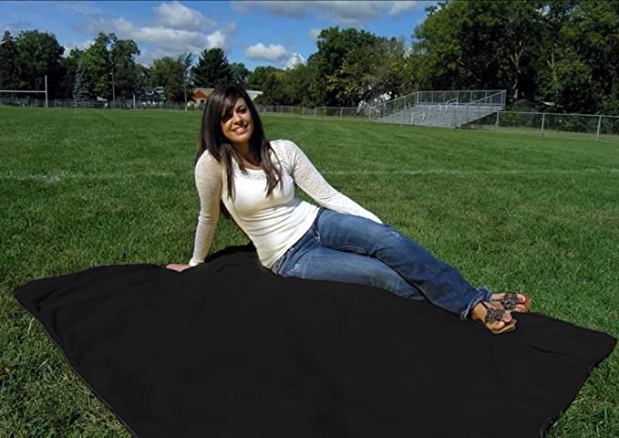 BBP Football Navy Blue Blank Stadium Blankets