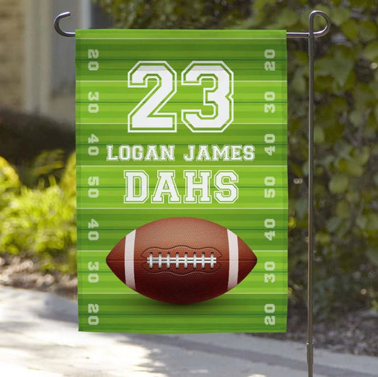 BBP Football Personalized Photo Garden Flag