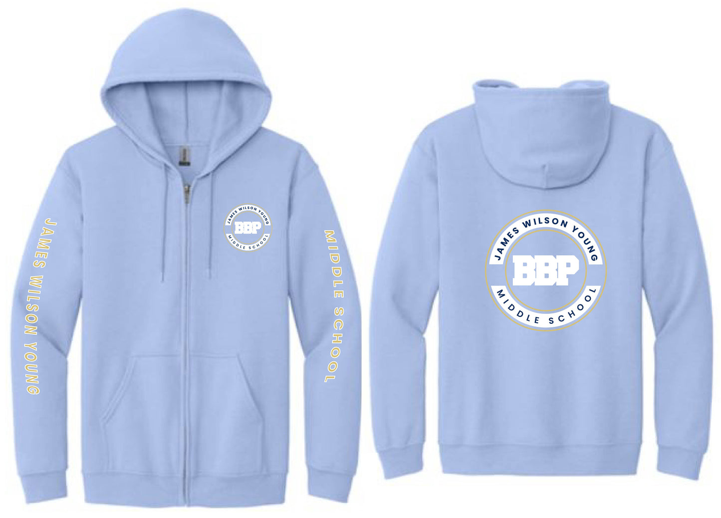 James Wilson Young Zip Up Hoodie