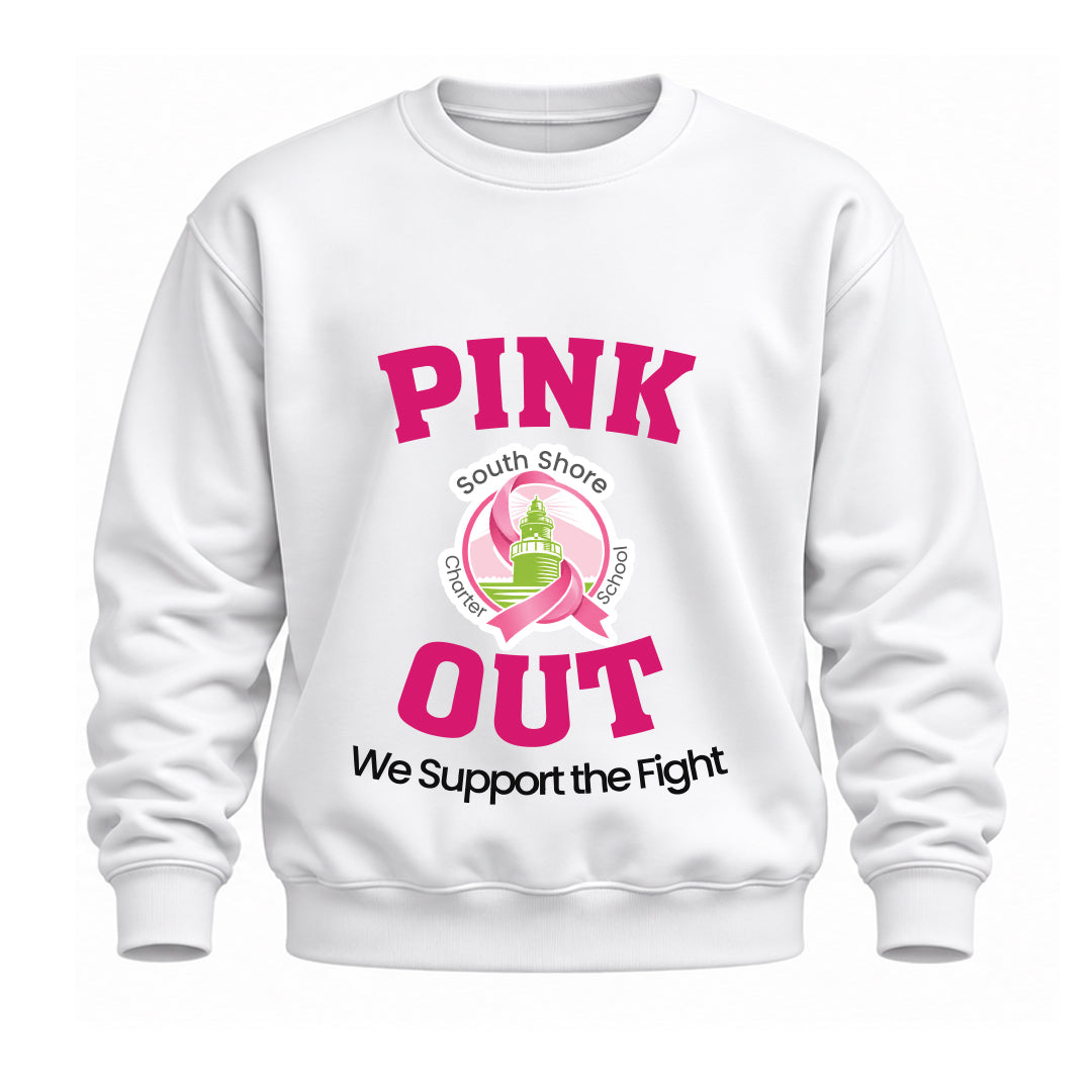 South Shore Charter School – Breast Cancer Awareness Crew Neck Sweatshirt