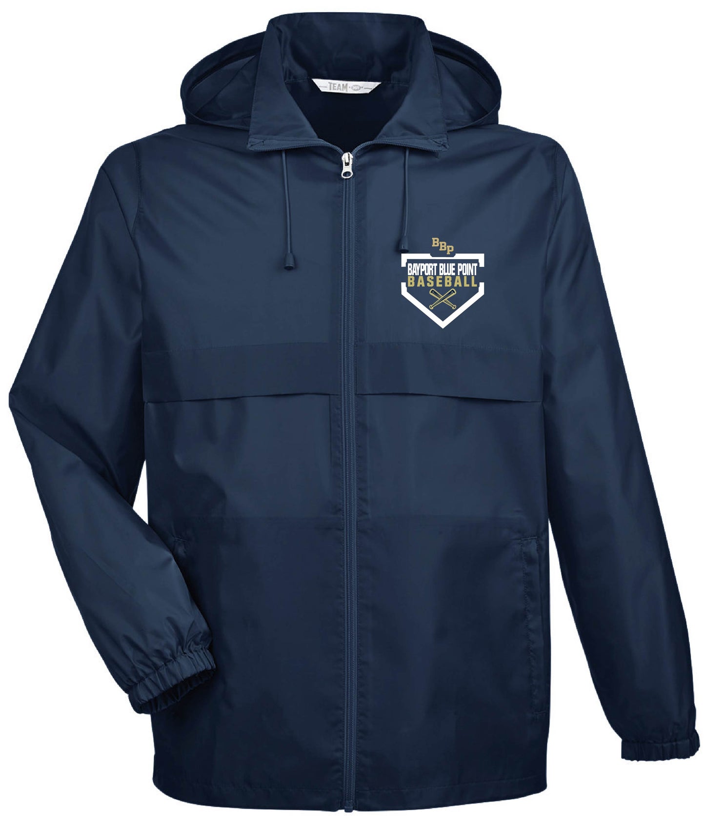 BBP Baseball Navy Blue Lightweight All Weather Jacket