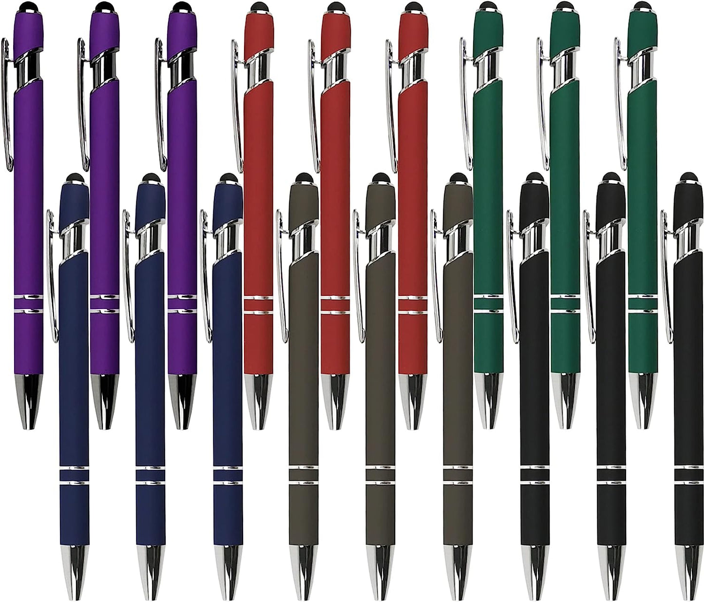 Engraved Soft Touch Pen with Stylus Tip. Personalize with Name | Quote | Motto | Message | Title | Business