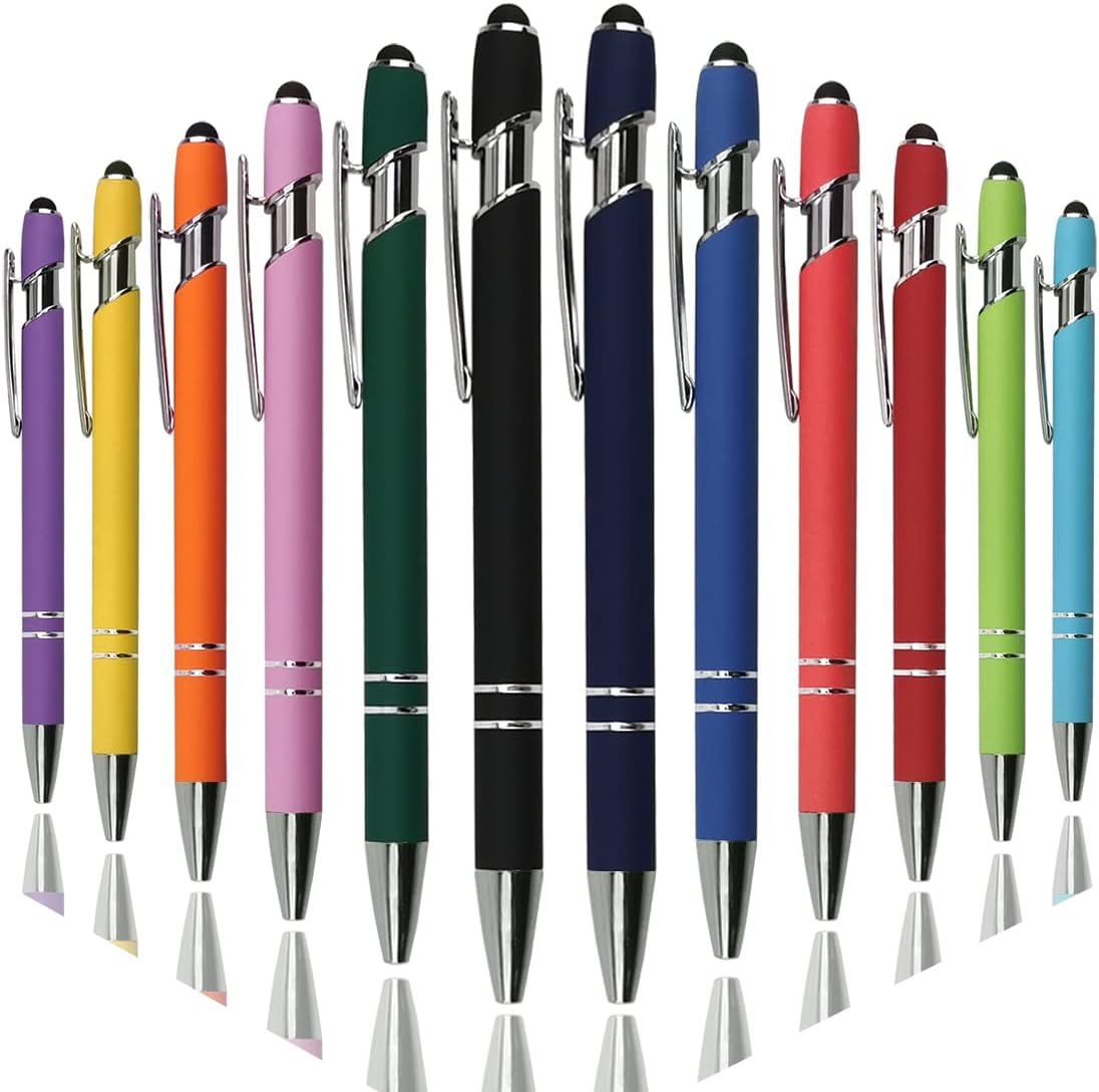 Engraved Soft Touch Pen with Stylus Tip. Personalize with Name | Quote | Motto | Message | Title | Business
