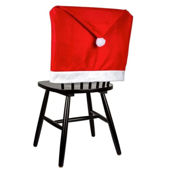 Sayville Holiday Santa Hat Chair Cover