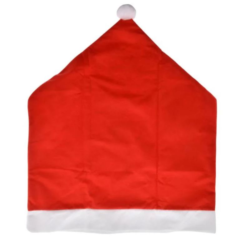 Bayport-Bluepoint Holiday Santa Hat Chair Cover