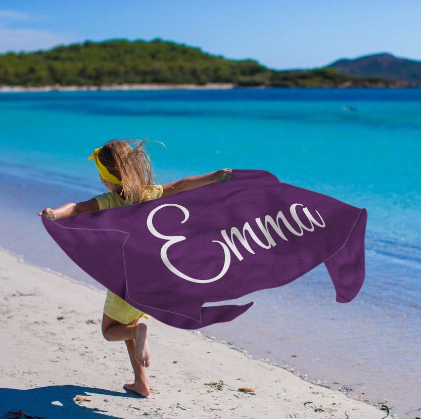 Personalized 30" x 60" Beach/ Pool Towel