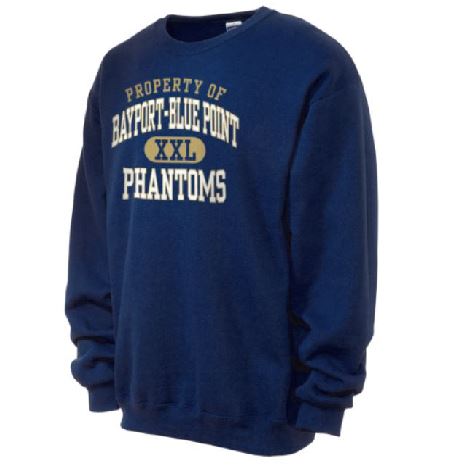 Bayport-Bluepoint Phantoms Crew Neck Sweater