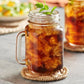 BBP Football Cool Summer Mason Jar with Handle, lid and Stainless Steel Straw