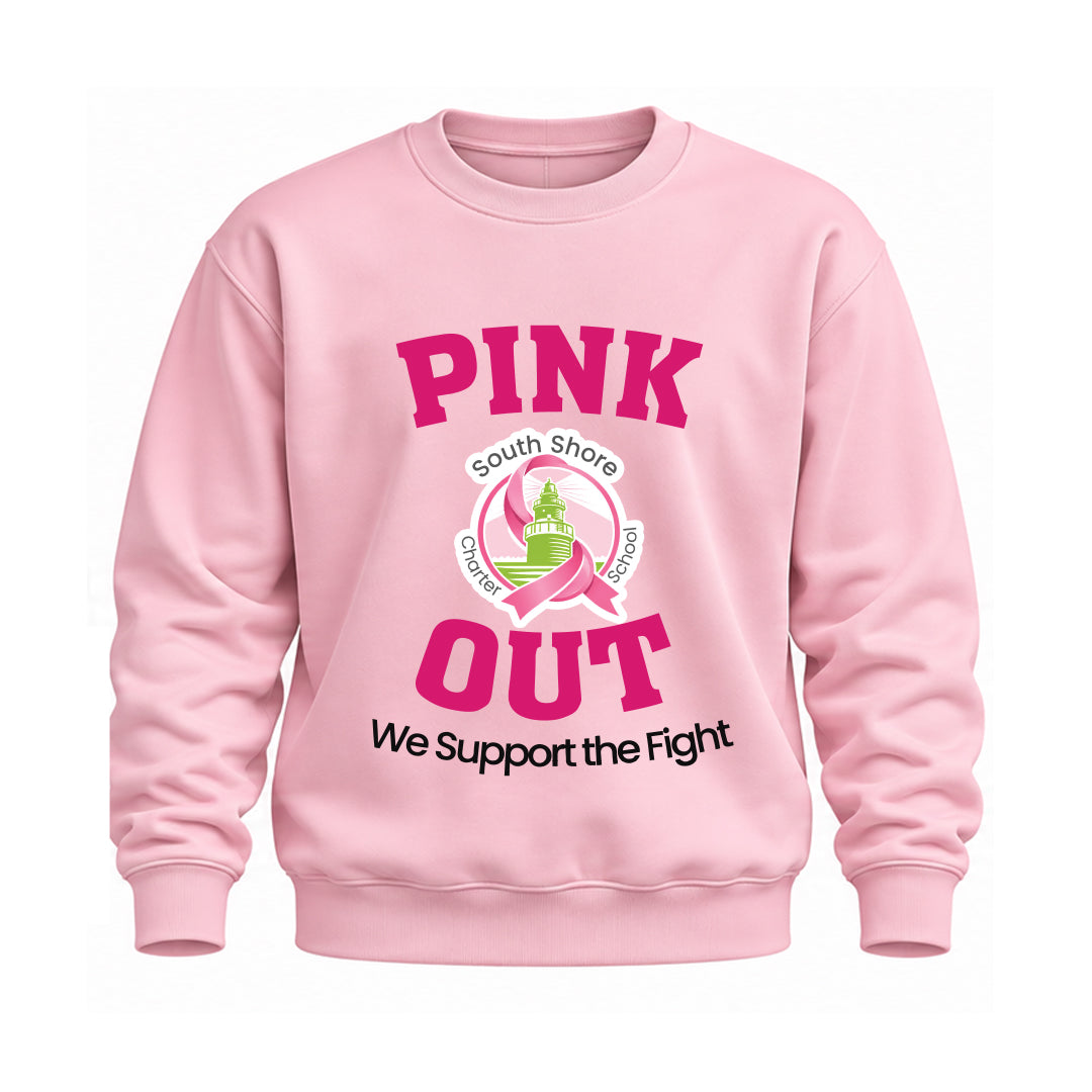 South Shore Charter School – Breast Cancer Awareness Crew Neck Sweatshirt