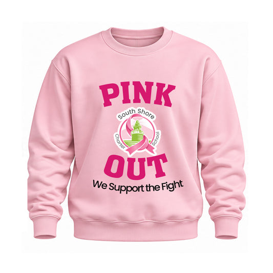 South Shore Charter School – Breast Cancer Awareness Crew Neck Sweatshirt