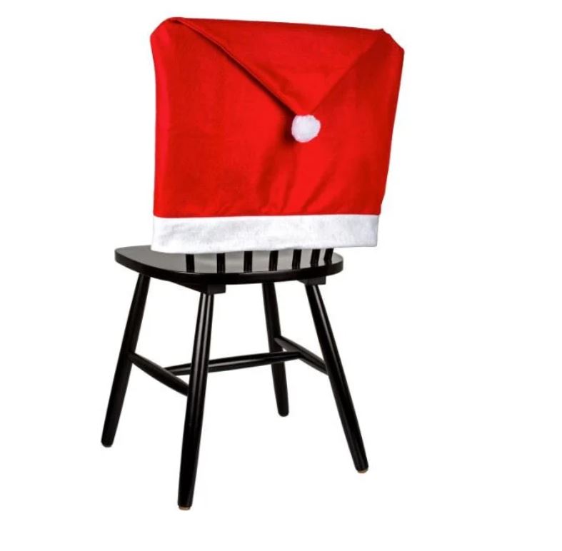 Bayport-Bluepoint Holiday Santa Hat Chair Cover