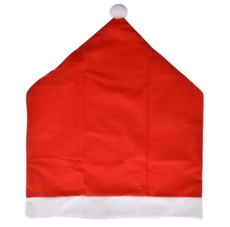 Sayville Holiday Santa Hat Chair Cover